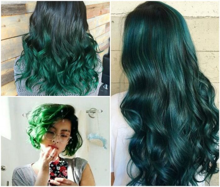 Hướng dẫn cách pha thuốc nhuộm tóc màu xanh rêu đơn giản “hot trend”